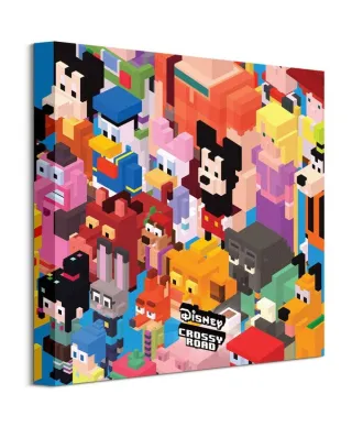 Crossy Road (Crowd Of Familiar Faces Zoom) - obraz na płótnie