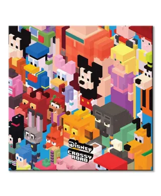 Crossy Road (Crowd Of Familiar Faces Zoom) - obraz na płótnie