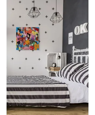 Crossy Road (Crowd Of Familiar Faces Zoom) - obraz na płótnie