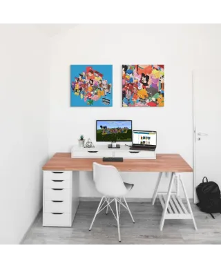 Crossy Road (Crowd Of Familiar Faces Zoom) - obraz na płótnie