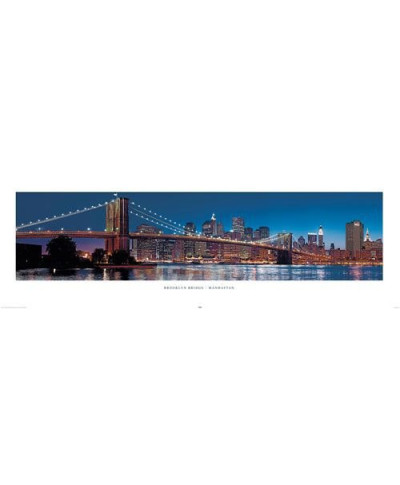 New York (Brooklyn bridge) - plakat