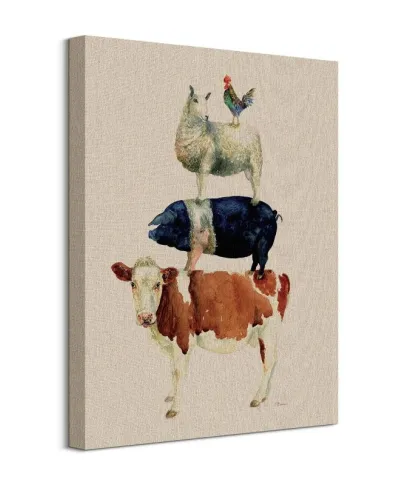 Farmyard Fun - obraz na płótnie