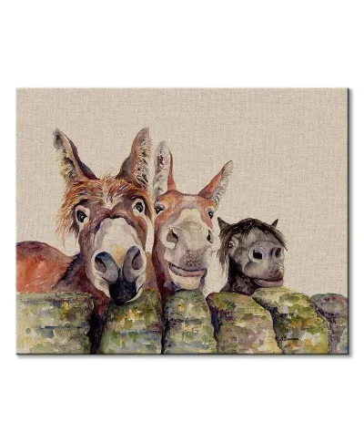 Johnny, Freckles & Halfpint - obraz na płótnie