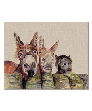 Johnny, Freckles & Halfpint - obraz na płótnie