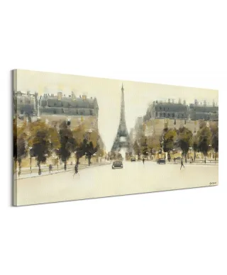 Eiffel Tower Boulevard - obraz na płótnie