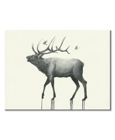 Calling Elk - obraz na płótnie