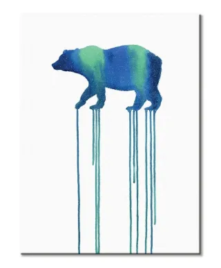 Cosmic Bear - obraz na płótnie