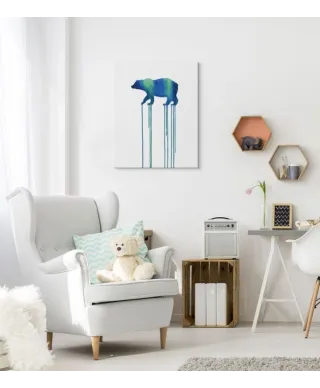 Cosmic Bear - obraz na płótnie