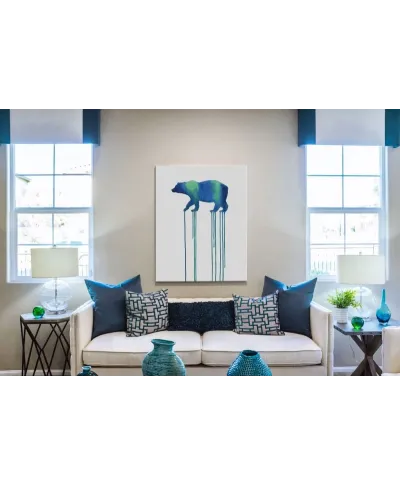 Cosmic Bear - obraz na płótnie