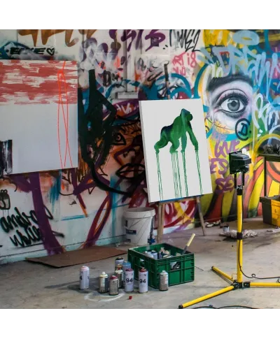 Gorilla - obraz na płótnie