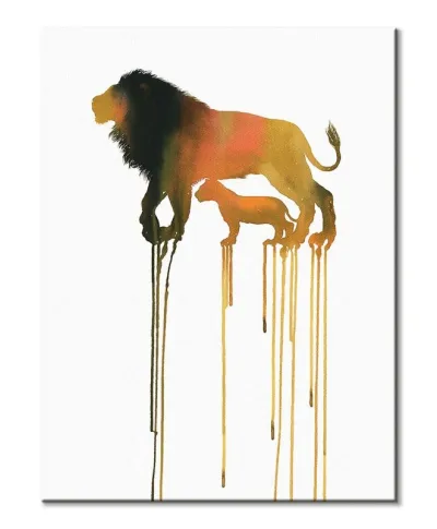 Lions - obraz na płótnie