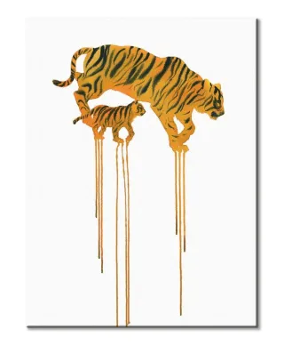 Tigers - obraz na płótnie