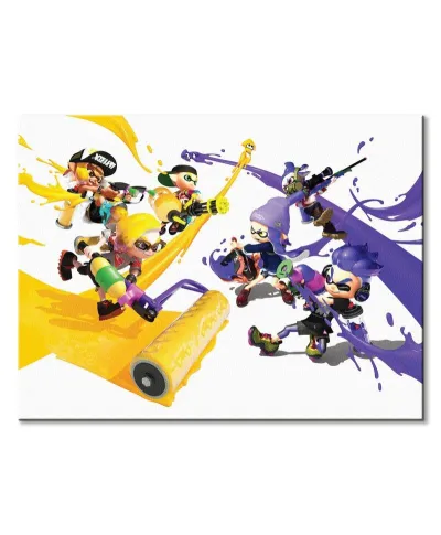 Splatoon 2 (Paint Battle) - obraz na płótnie