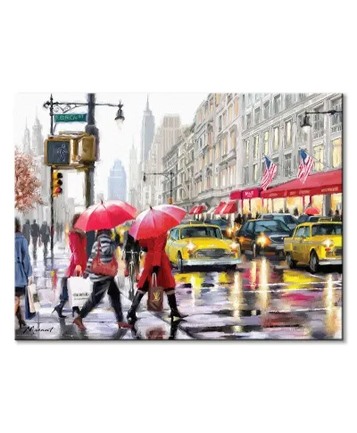 New York Shoppers - obraz na płótnie