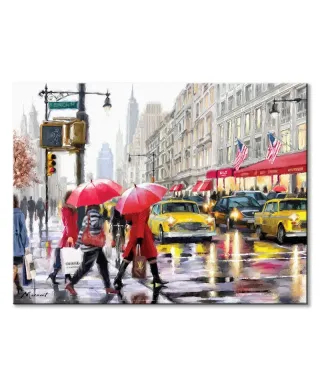 New York Shoppers - obraz na płótnie