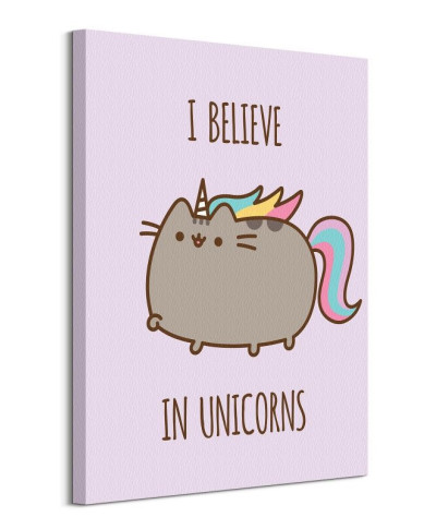 Pusheen (I Believe in Unicorns) - obraz na płótnie