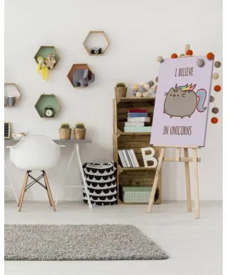 Pusheen (I Believe in Unicorns) - obraz na płótnie
