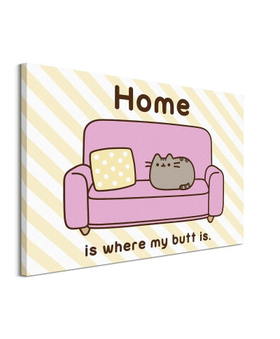 Pusheen (Home) - obraz na płótnie