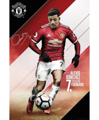 Manchester United Sanchez 17/18 - plakat