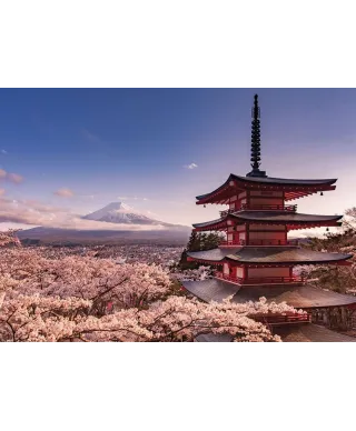 Plakat na ścianę - Wulkan Fudżi