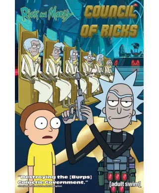 Rick and Morty Council Of Ricks - plakat