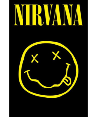 Nirvana Smiley - plakat muzyczny