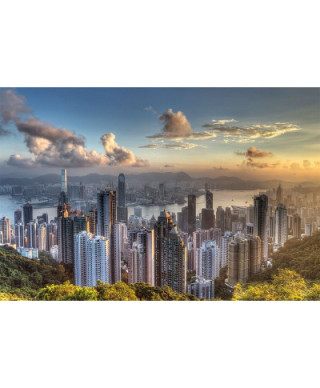 Hong Kong Wzgórze Wiktorii - plakat