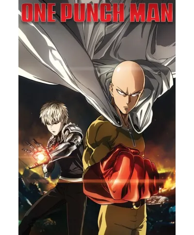 One Punch Man Destruction - plakat