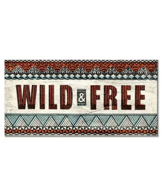Wild and Free - obraz na płótnie