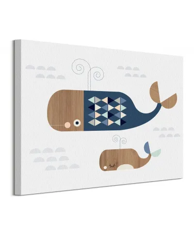 Whales - obraz na płótnie