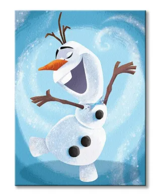 Olaf's Frozen Adventure Dance - obraz na płótnie