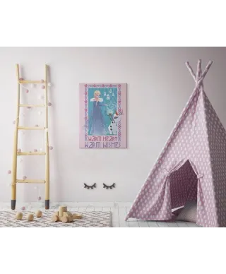 Olaf's Frozen Adventure Warm Heart Warm Wishes - obraz na płótnie