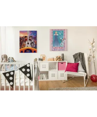 Olaf's Frozen Adventure Warm Heart Warm Wishes - obraz na płótnie