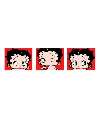 Betty Boop (Red Triptych) - reprodukcja