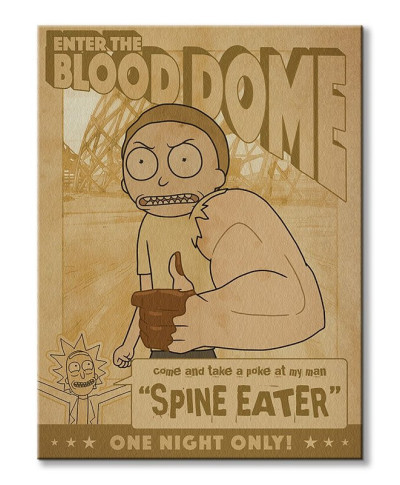 Rick and Morty Enter The Blood Dome - obraz na płótnie