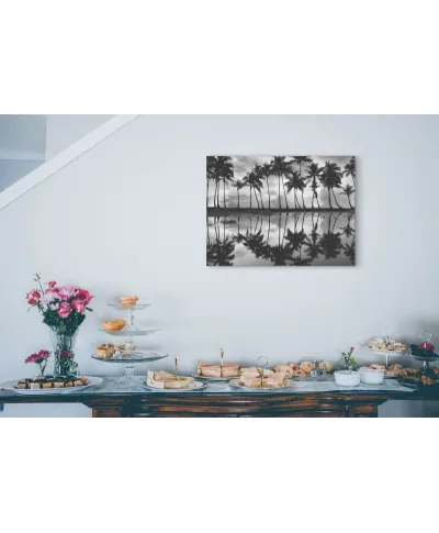 Palm Reflection - obraz na płótnie