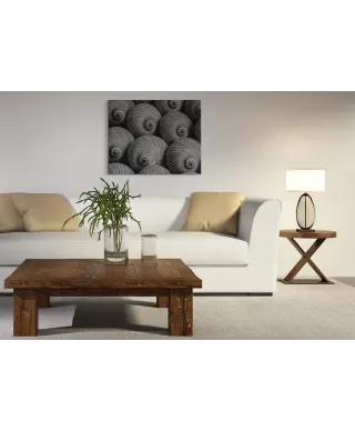 Striped Moon - obraz na płótnie