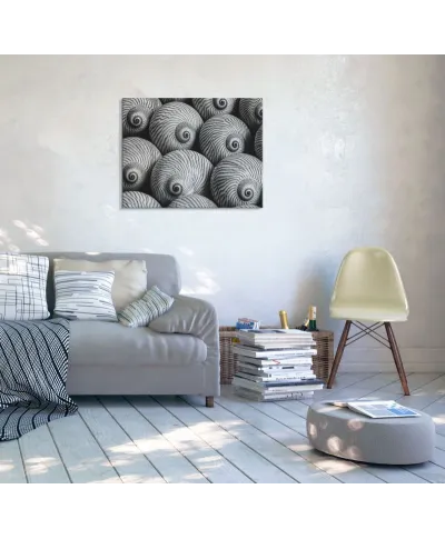 Striped Moon - obraz na płótnie