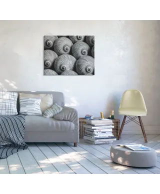 Striped Moon - obraz na płótnie