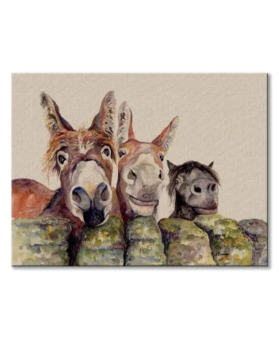 Johnny, Freckles and Halfpint - obraz na płótnie