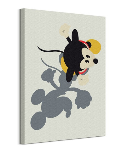 Mickey Mouse Shadowed - obraz na płótnie