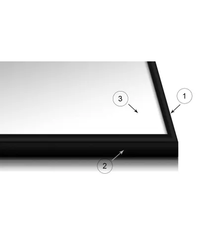 Rama aluminiowa 40x40 cm