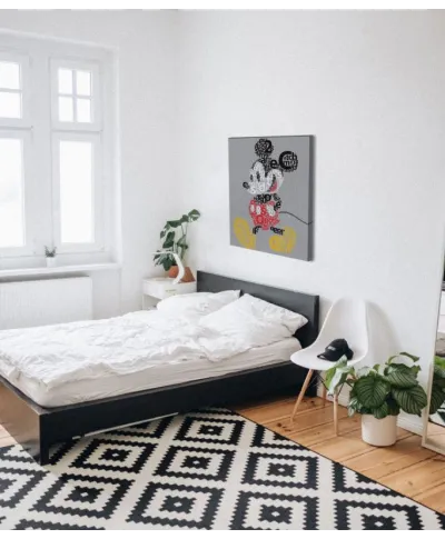 Mickey Mouse Type - obraz na płótnie