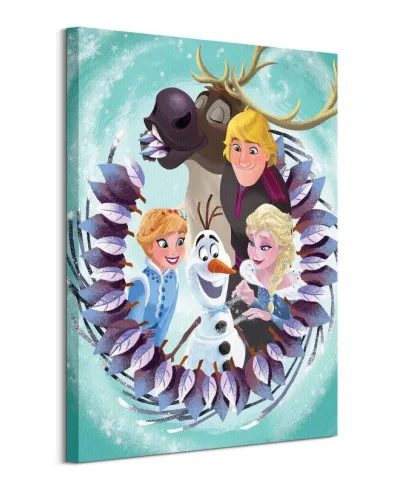 Olaf's Frozen Adventure Group - obraz na płótnie
