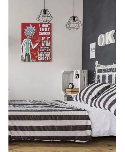 Rick and Morty Szechuan Sauce - obraz na płótnie