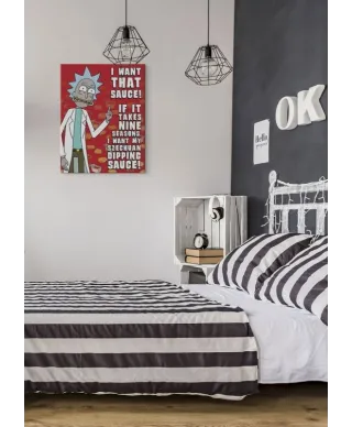 Rick and Morty Szechuan Sauce - obraz na płótnie