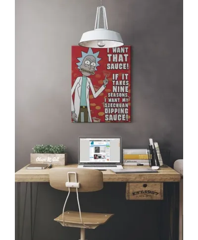 Rick and Morty Szechuan Sauce - obraz na płótnie