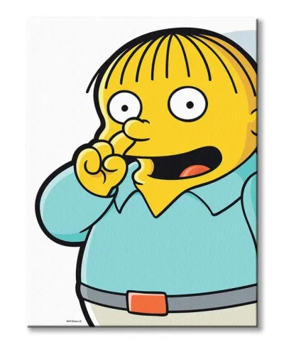 The Simpsons Ralph Pick - obraz na płótnie