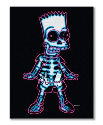 The Simpsons X-Ray Bart - obraz na płótnie