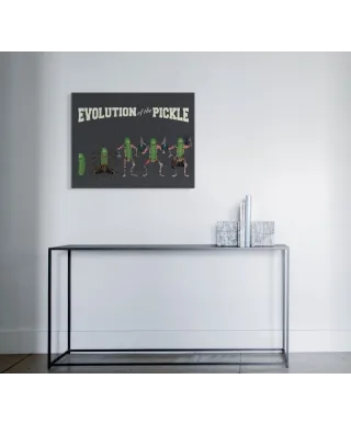 Rick and Morty Evolution Of The Pickle - obraz na płótnie
